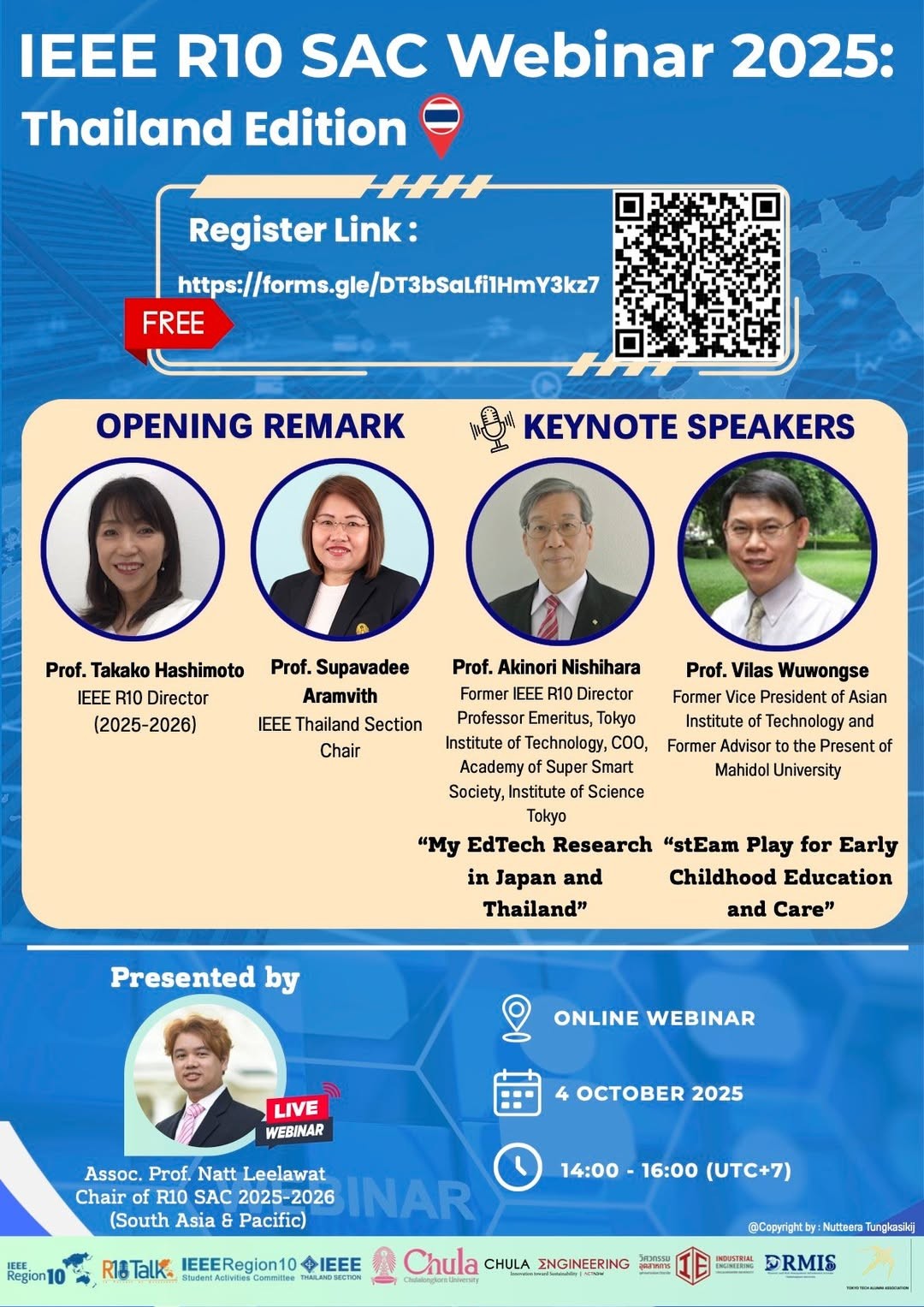 IEEE R10 SAC Webinar 2025 – Thailand Edition