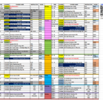 Announcement of teaching schedule, First semester, academic year 2026