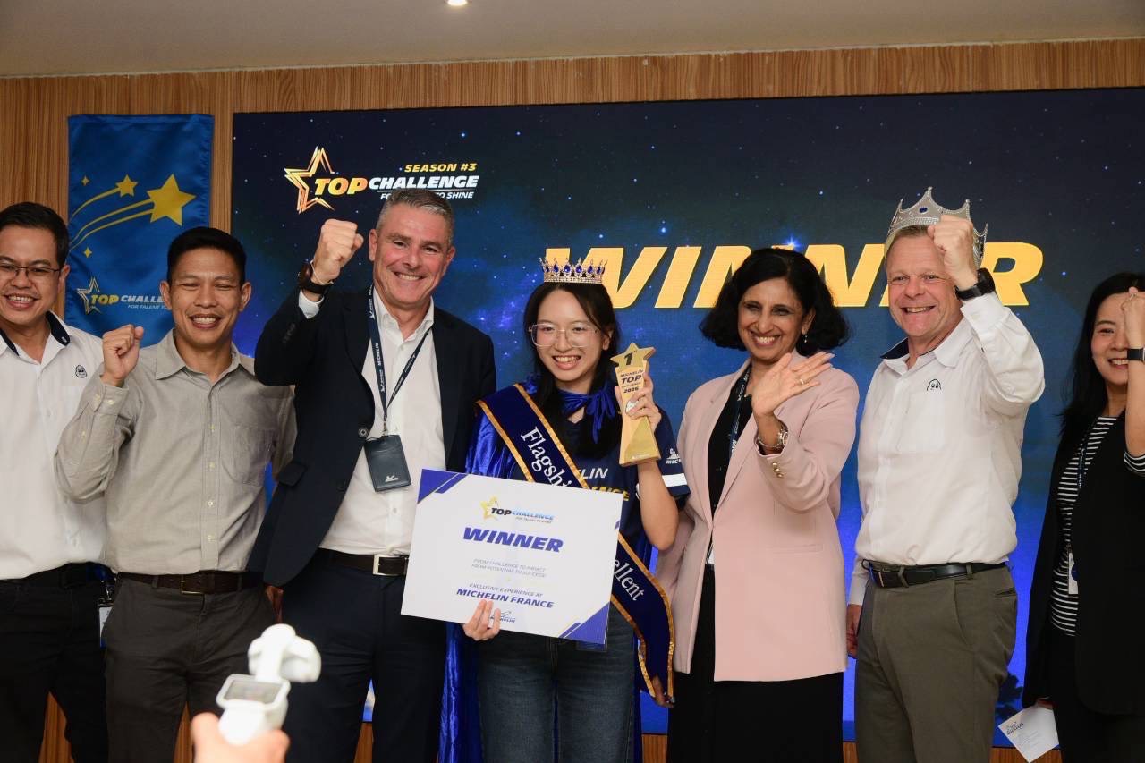 ขอแสดงความยินดีกับ นางสาวเปรมยุตา วีรทัตประภา นิสิตชั้นปีที่ 4  ได้รับรางวัลชนะเลิศ จากการเข้าร่วมแข่งขันทางวิชาการของ Michelin Top Challenge 2026